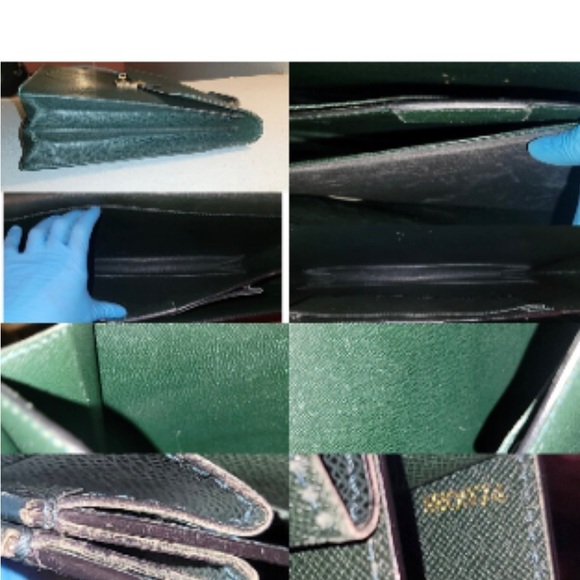 Louis Vuitton Robusto Serviette Consellier Laptop Briefcase Taiga Moskova GREEN - Picture 4 of 10